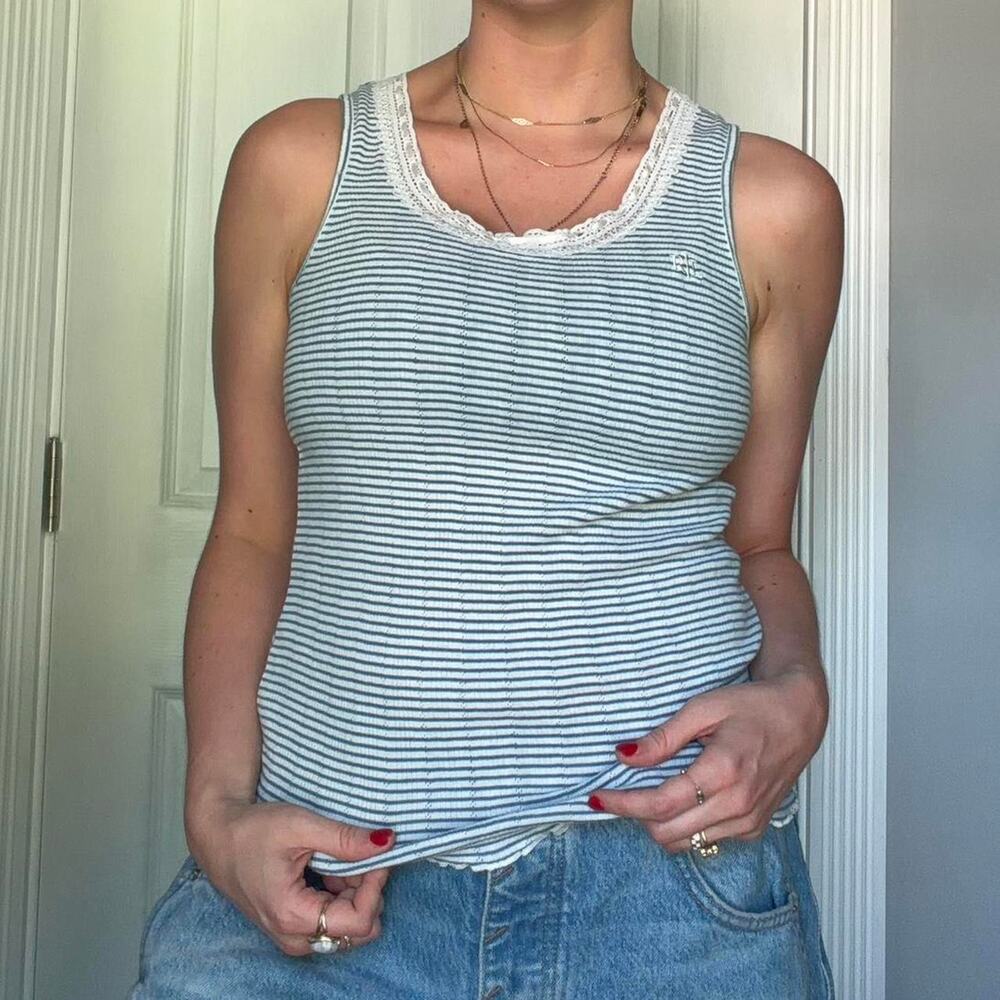 Ralph lauren stripped tanktop in